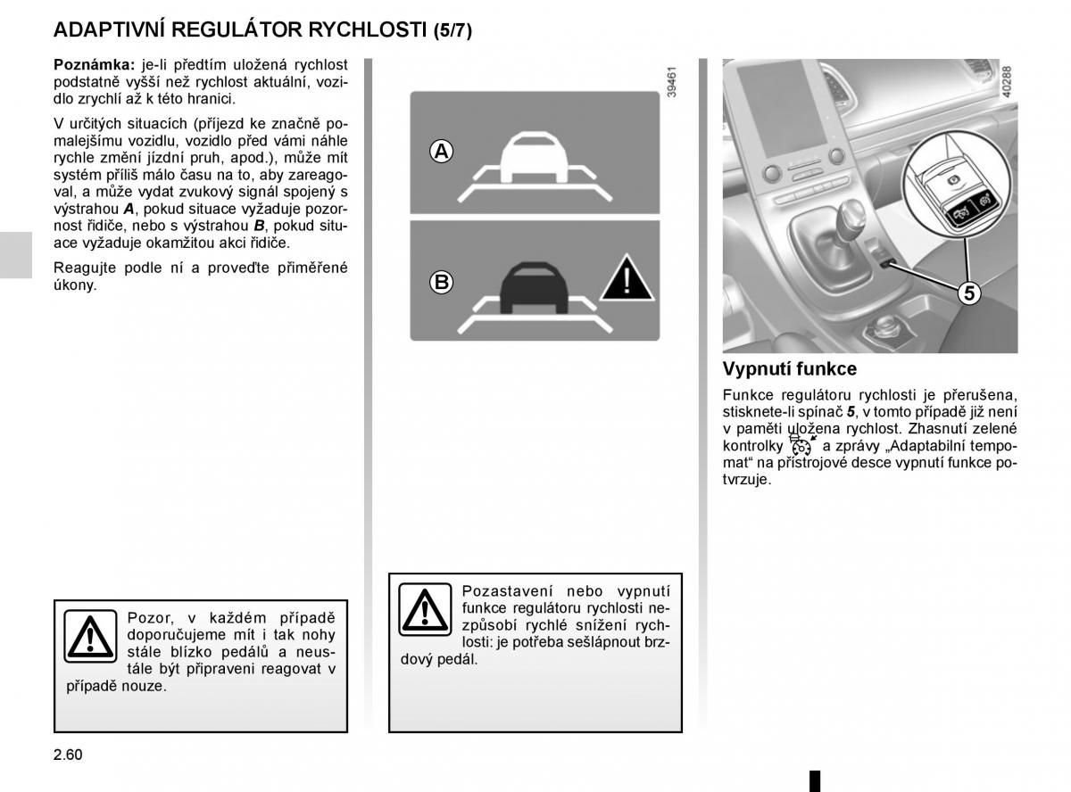 Renault Espace V 5 navod k obsludze / page 172