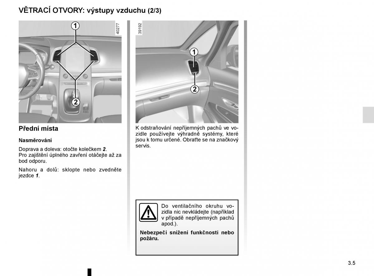 Renault Espace V 5 navod k obsludze / page 197