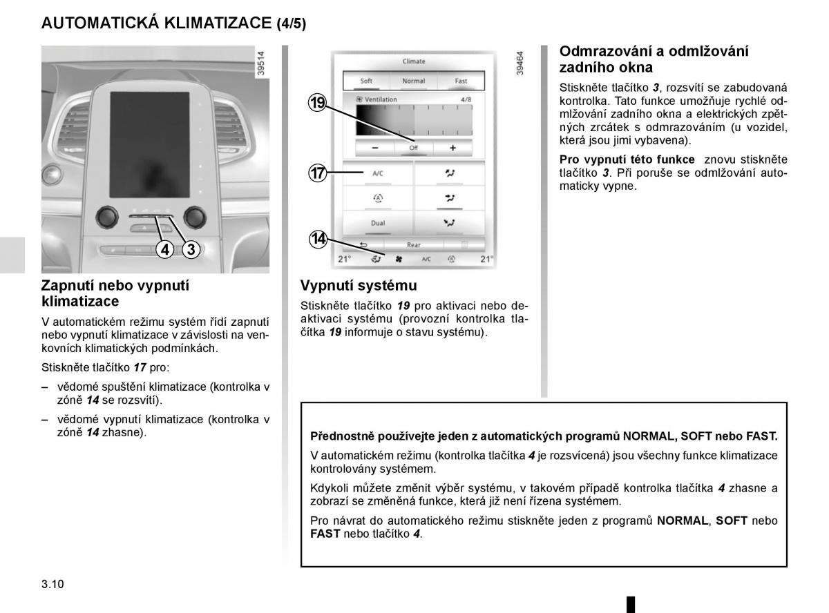 Renault Espace V 5 navod k obsludze / page 202