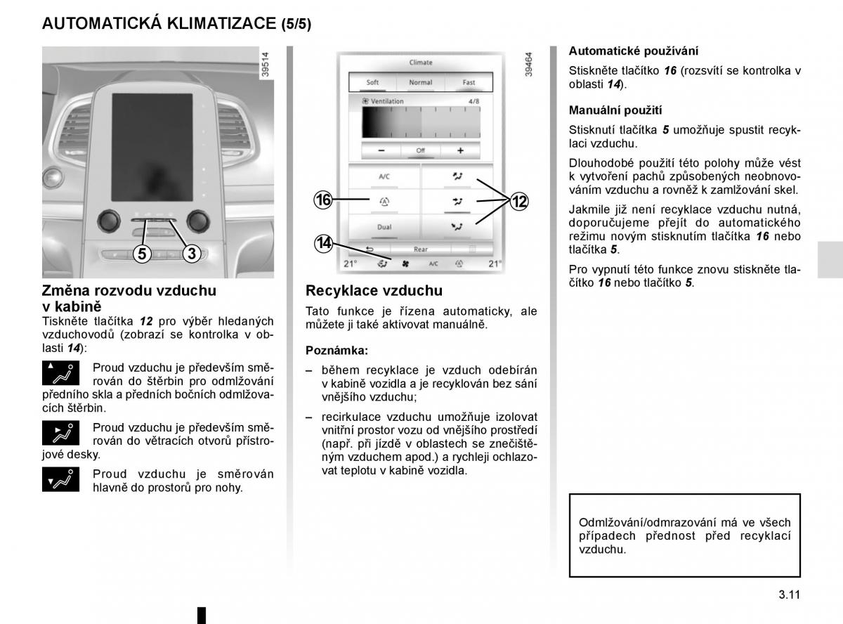 Renault Espace V 5 navod k obsludze / page 203