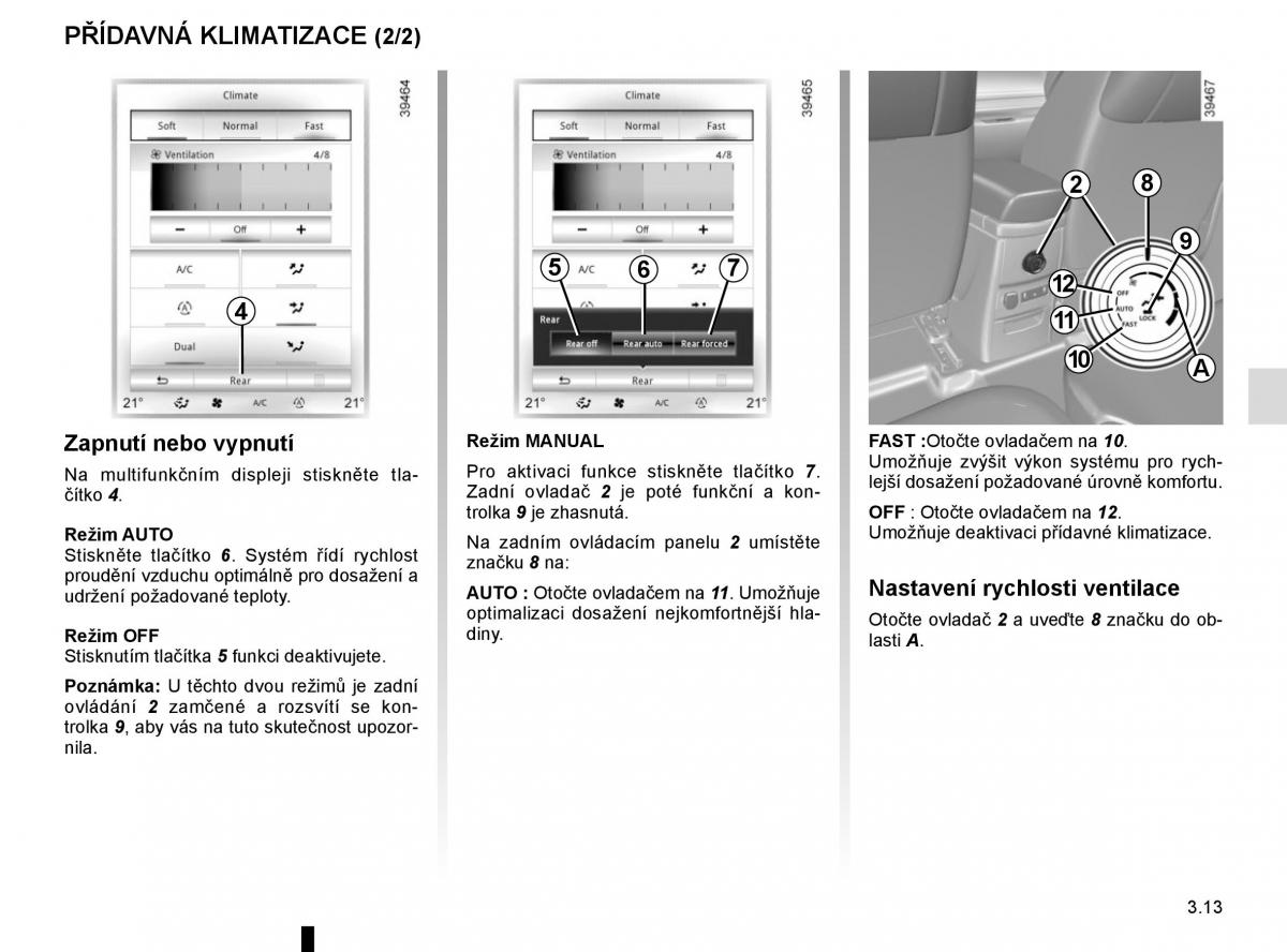 Renault Espace V 5 navod k obsludze / page 205