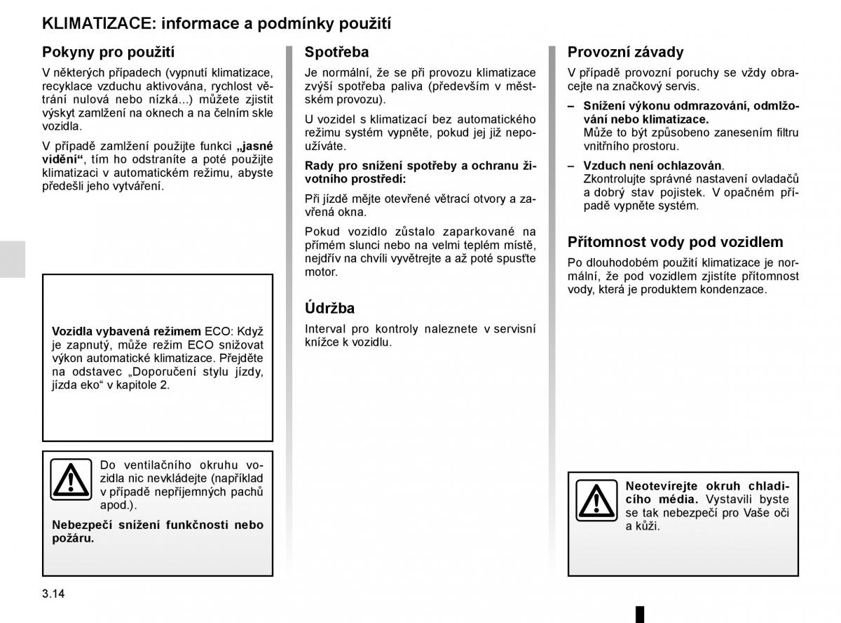 Renault Espace V 5 navod k obsludze / page 206