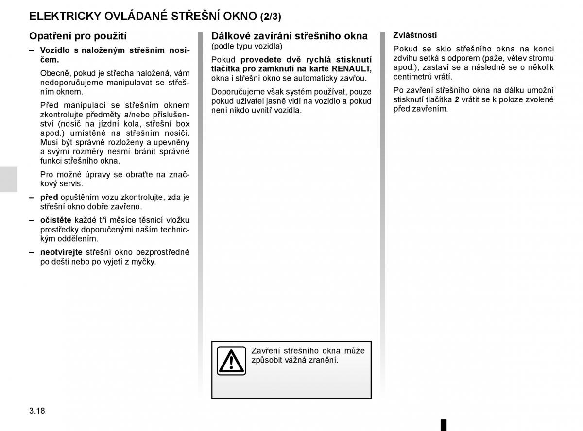 Renault Espace V 5 navod k obsludze / page 210