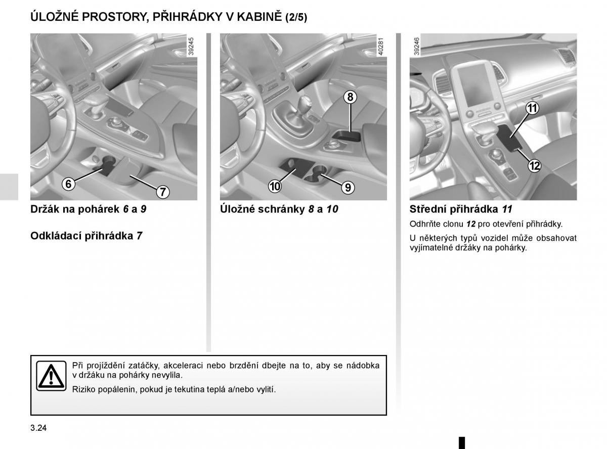 Renault Espace V 5 navod k obsludze / page 216