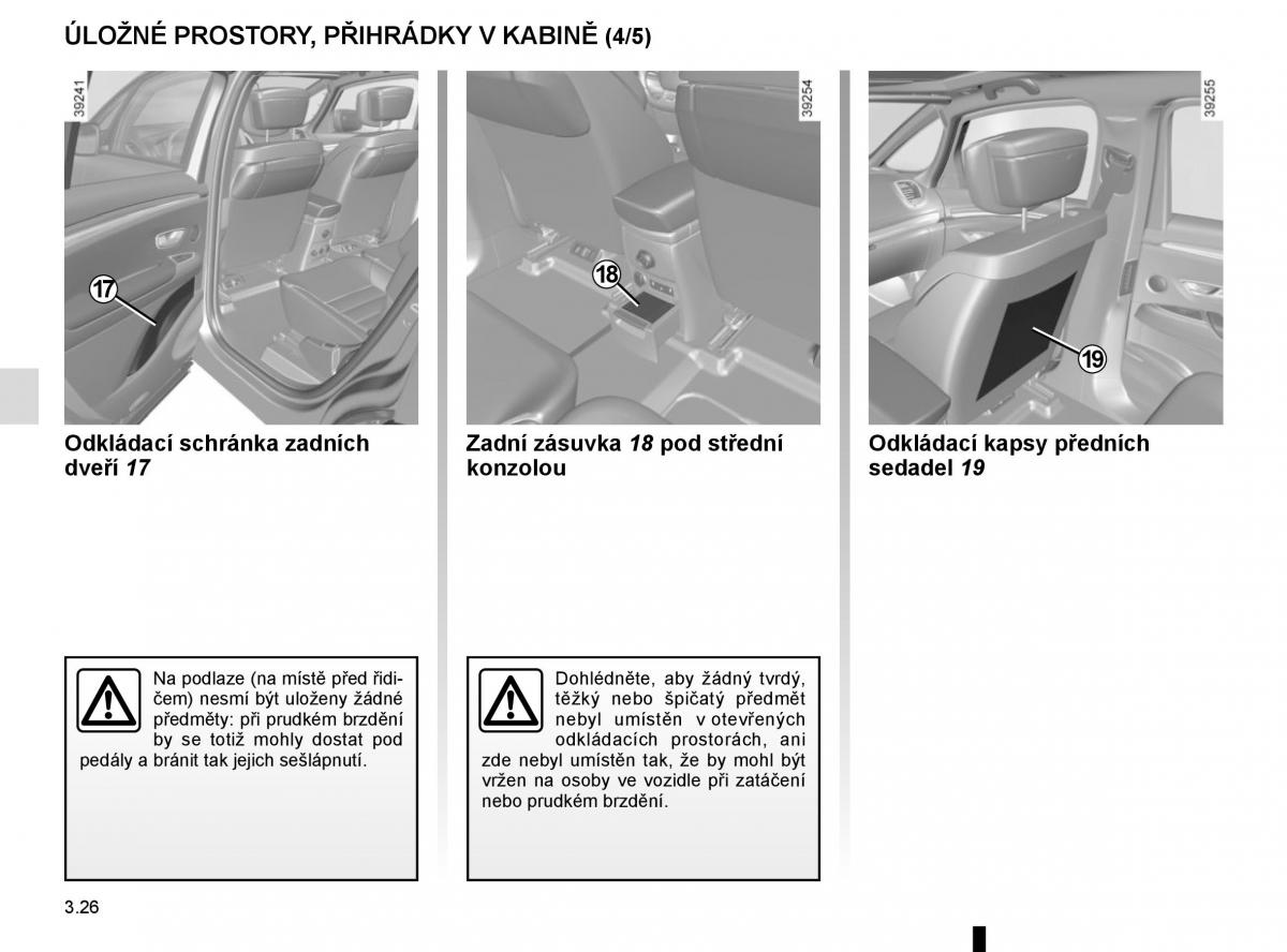 Renault Espace V 5 navod k obsludze / page 218