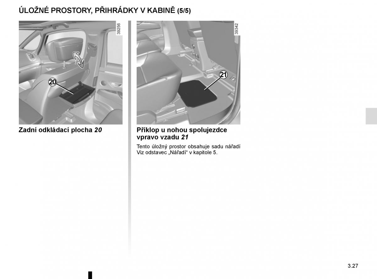 Renault Espace V 5 navod k obsludze / page 219