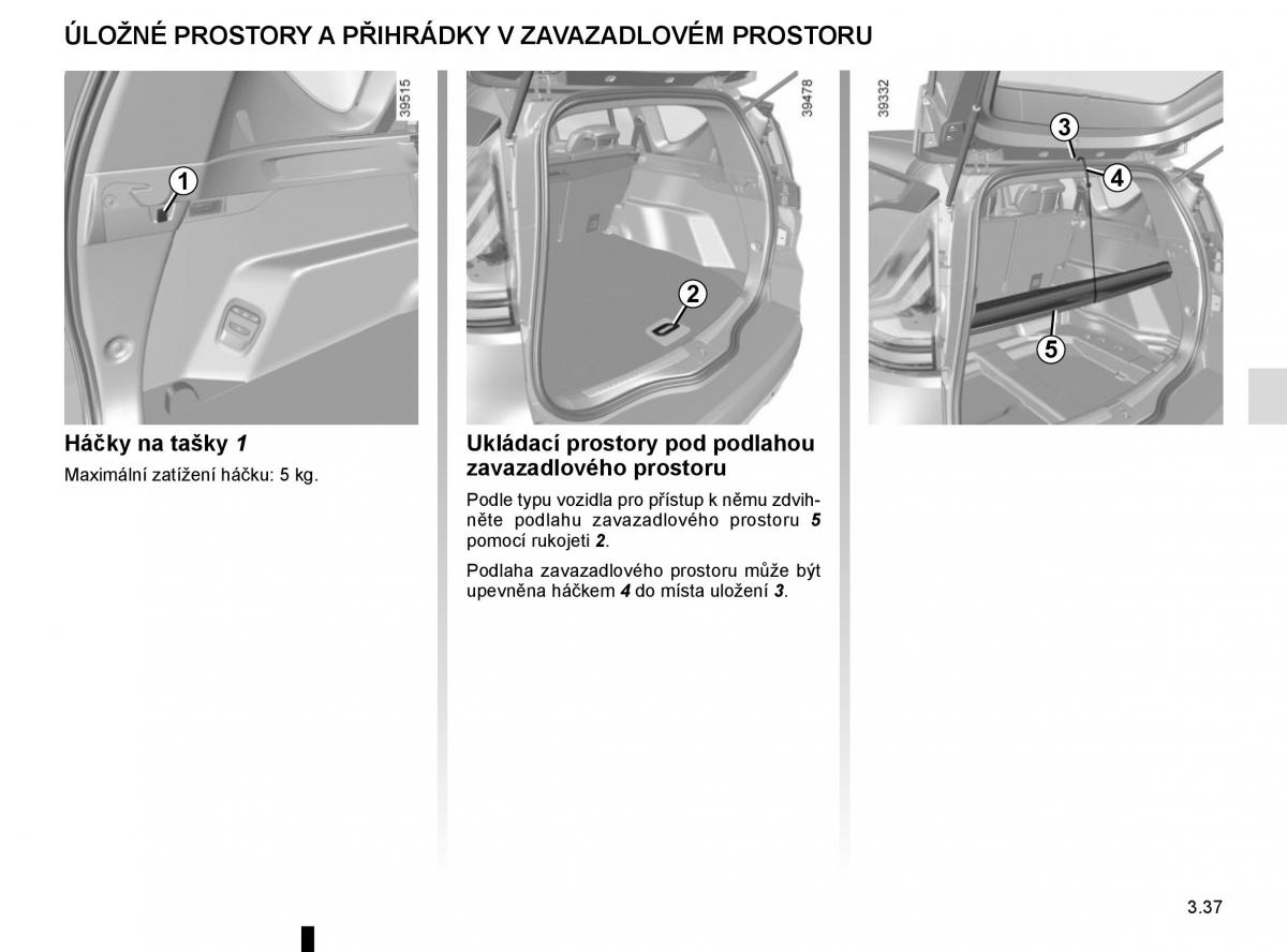 Renault Espace V 5 navod k obsludze / page 229