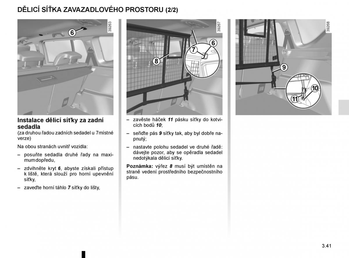 Renault Espace V 5 navod k obsludze / page 233