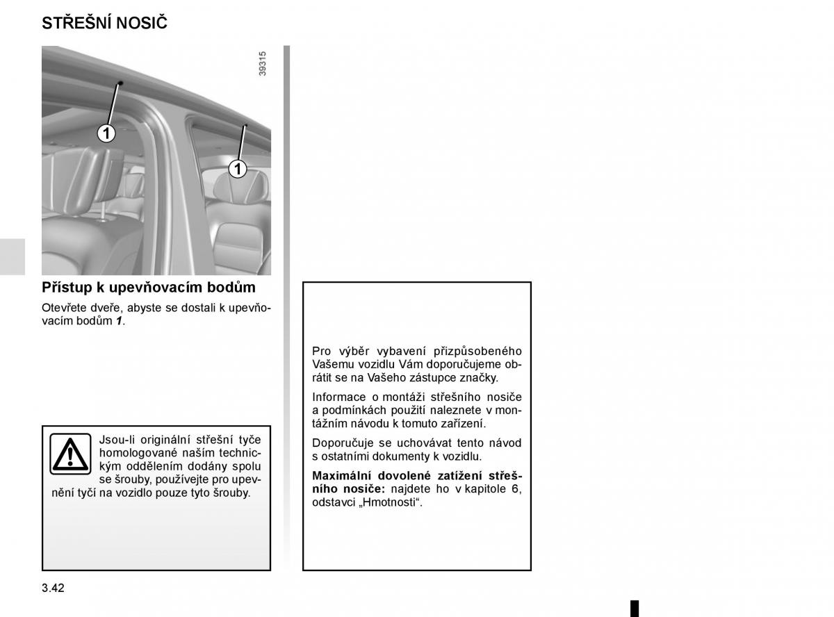 Renault Espace V 5 navod k obsludze / page 234