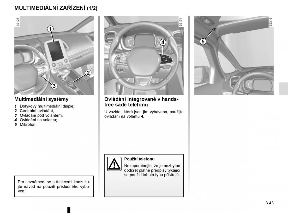 Renault Espace V 5 navod k obsludze / page 235