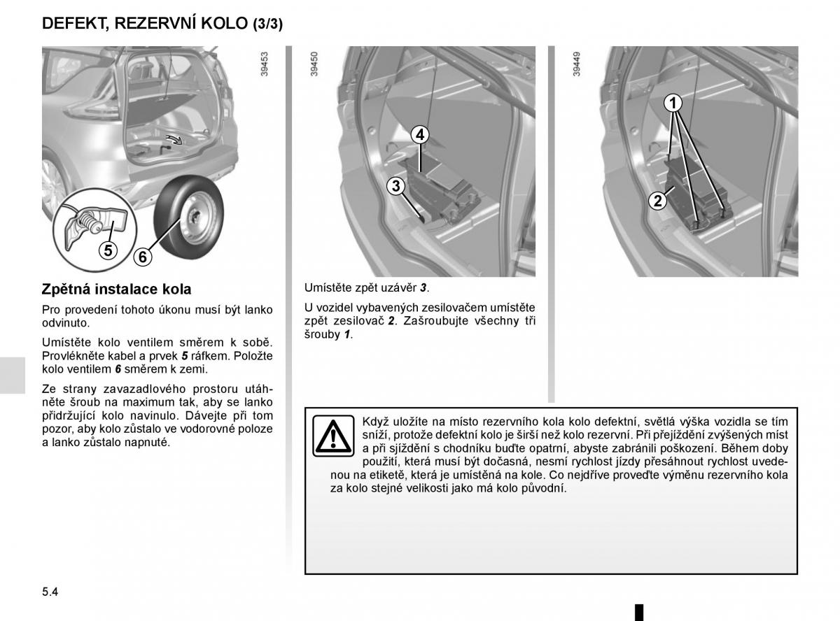 Renault Espace V 5 navod k obsludze / page 258