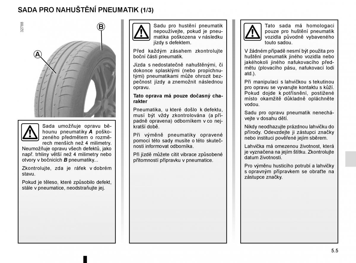 Renault Espace V 5 navod k obsludze / page 259