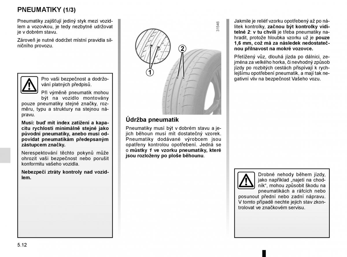 Renault Espace V 5 navod k obsludze / page 266