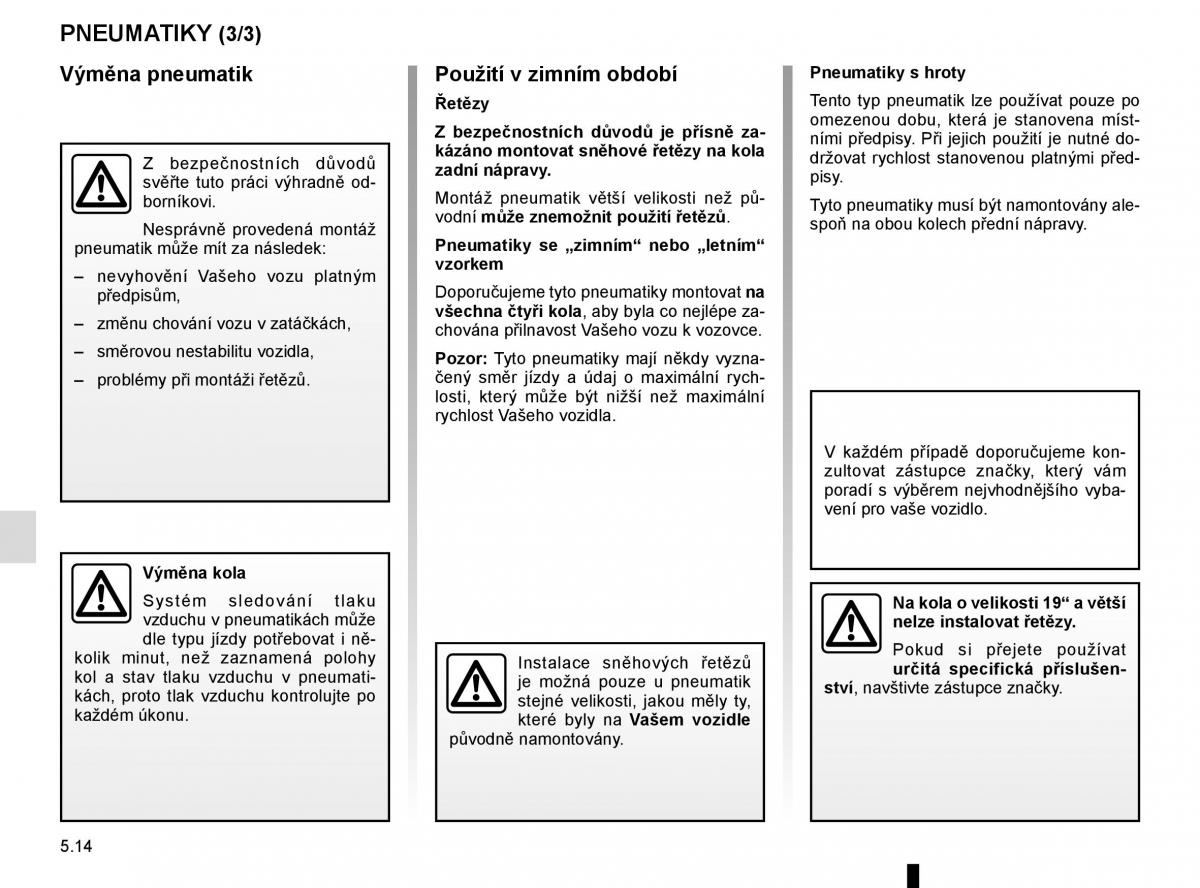 Renault Espace V 5 navod k obsludze / page 268