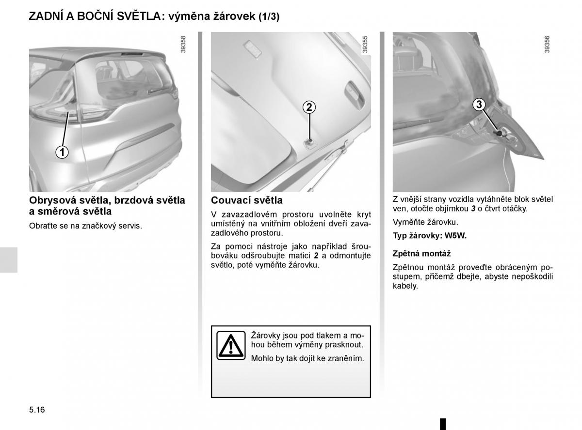 Renault Espace V 5 navod k obsludze / page 270