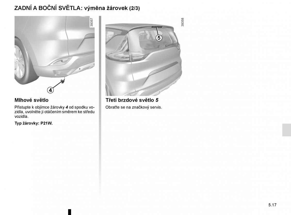 Renault Espace V 5 navod k obsludze / page 271