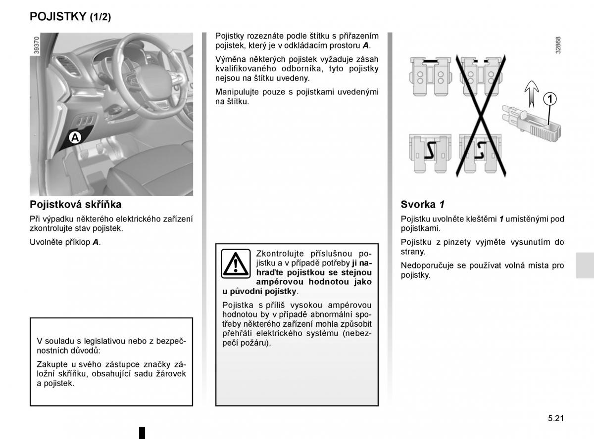 Renault Espace V 5 navod k obsludze / page 275