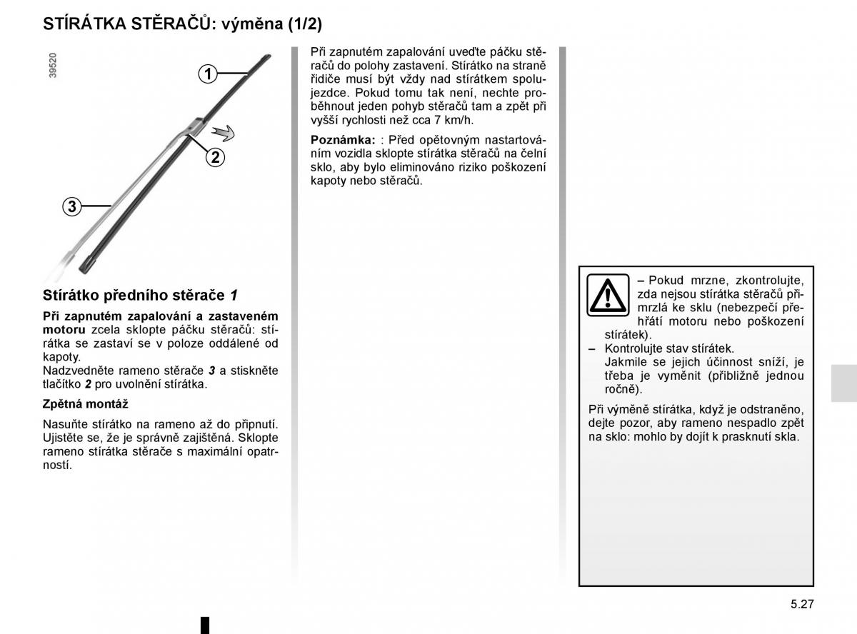 Renault Espace V 5 navod k obsludze / page 281