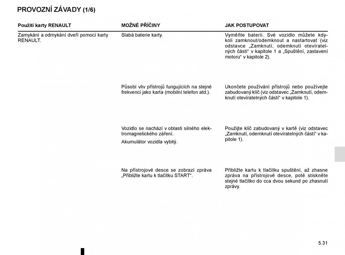 Renault Espace V 5 navod k obsludze / page 285