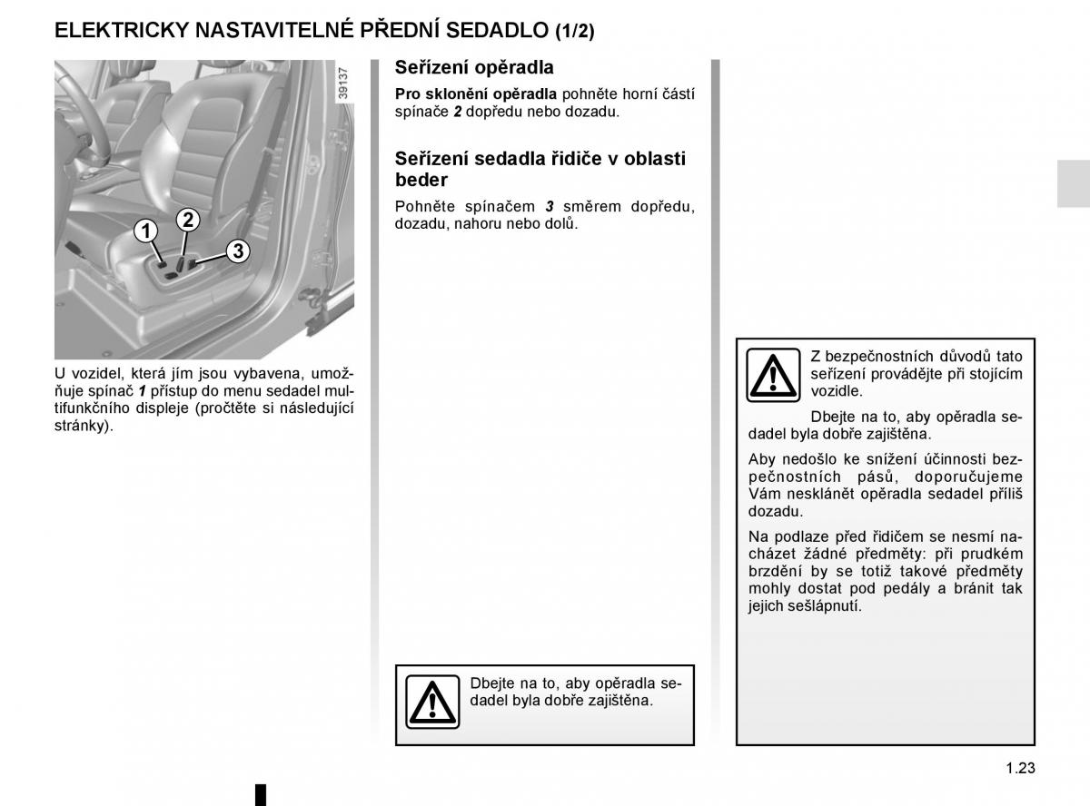 Renault Espace V 5 navod k obsludze / page 29