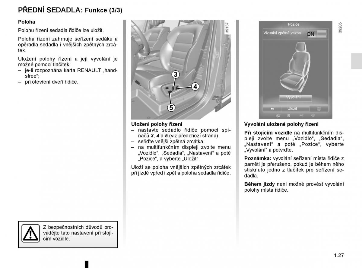 Renault Espace V 5 navod k obsludze / page 33