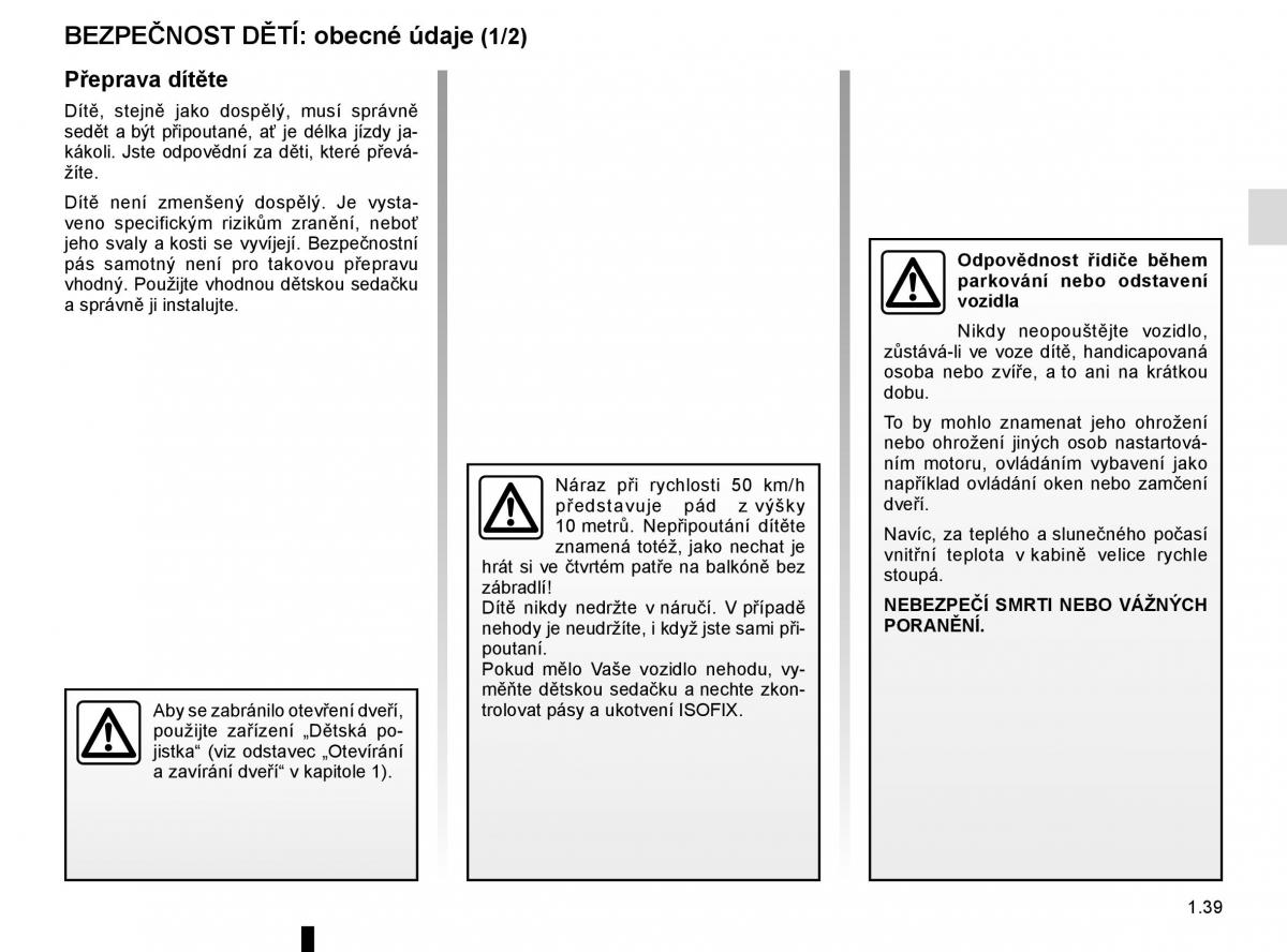 Renault Espace V 5 navod k obsludze / page 45