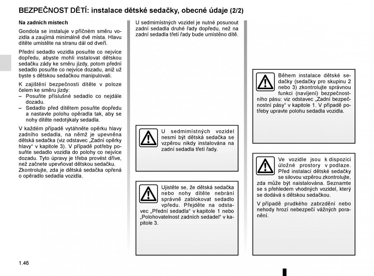 Renault Espace V 5 navod k obsludze / page 52