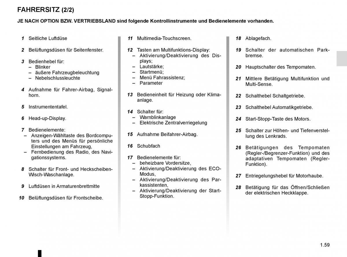 Renault Espace V 5 Handbuch / page 65