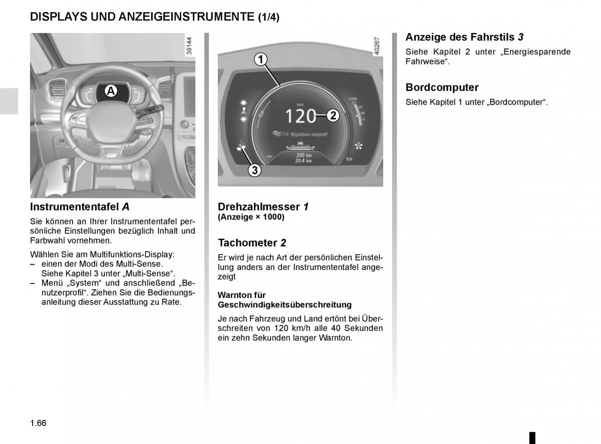 Renault Espace V 5 Handbuch / page 72