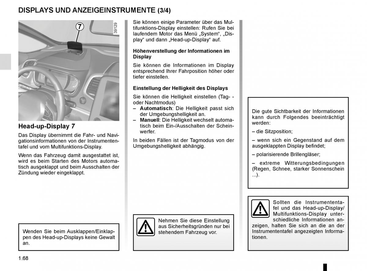 Renault Espace V 5 Handbuch / page 74