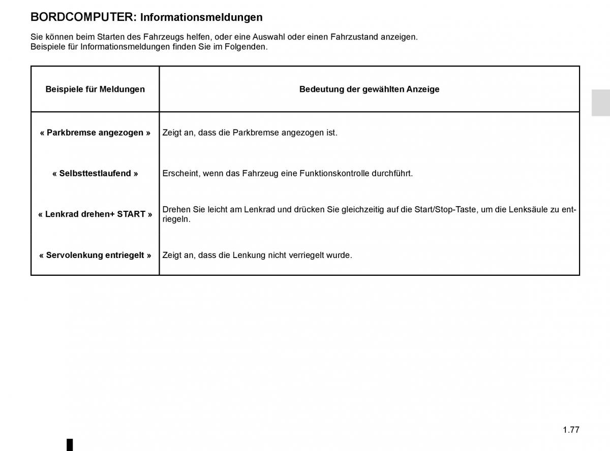 Renault Espace V 5 Handbuch / page 83