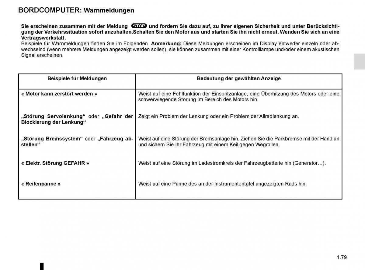 Renault Espace V 5 Handbuch / page 85