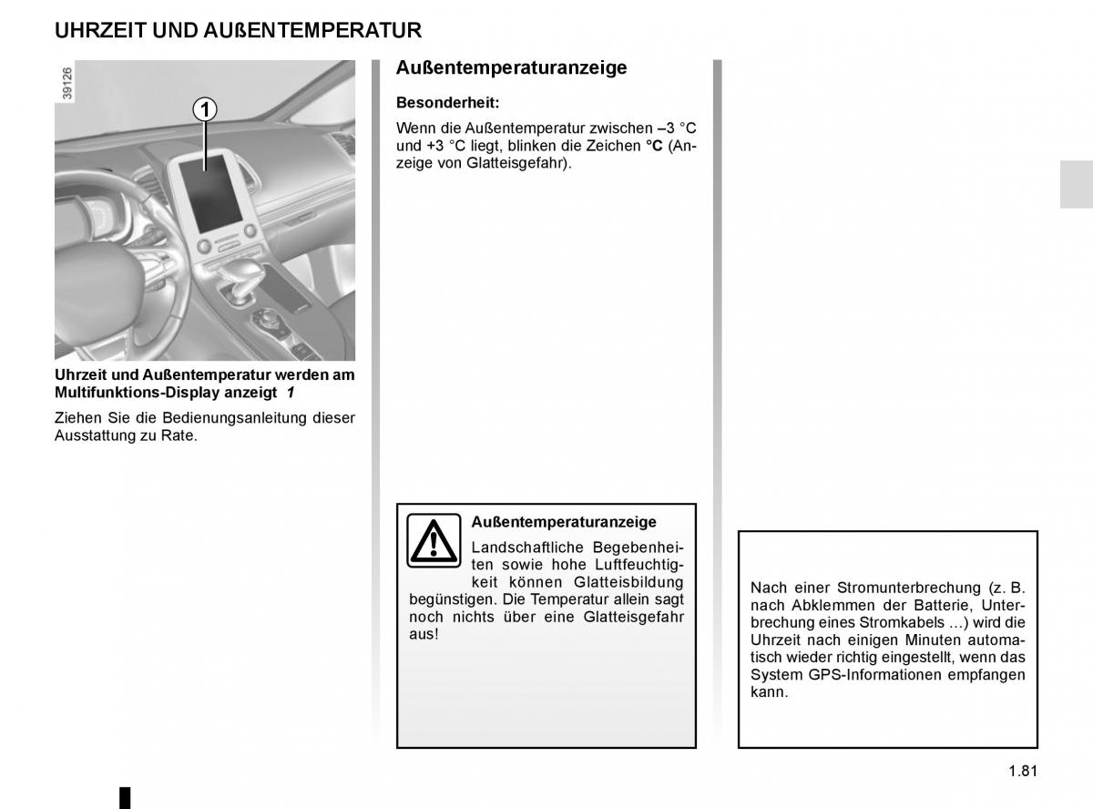 Renault Espace V 5 Handbuch / page 87