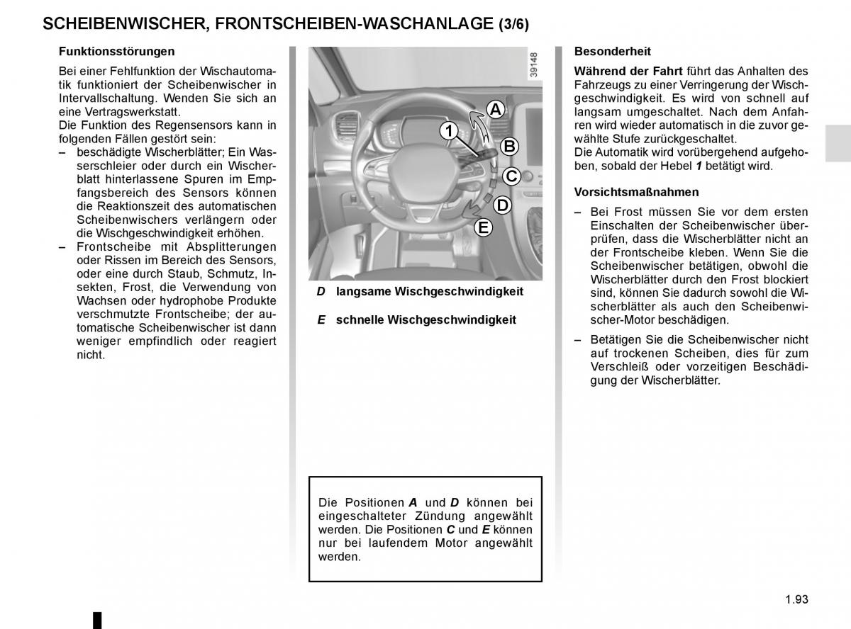 Renault Espace V 5 Handbuch / page 99