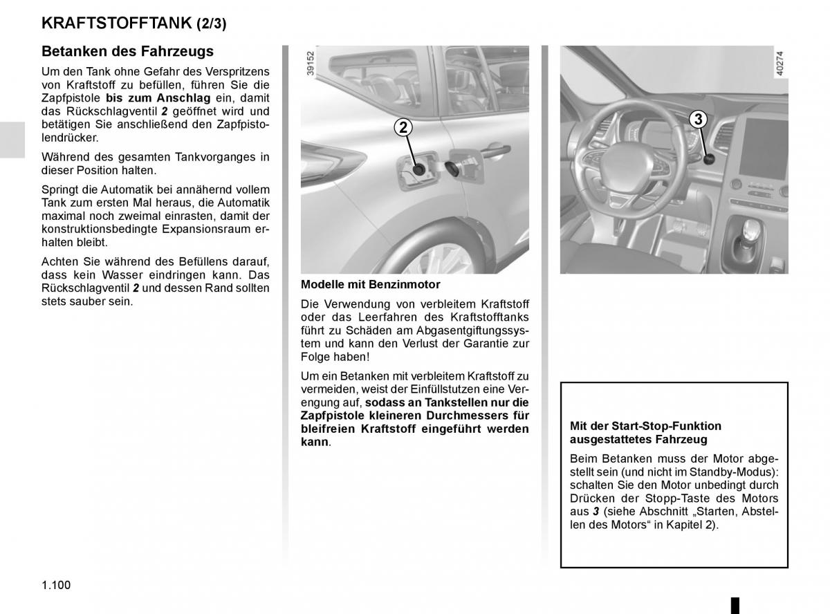 Renault Espace V 5 Handbuch / page 106