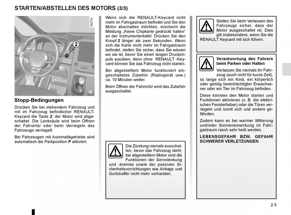 Renault Espace V 5 Handbuch / page 113