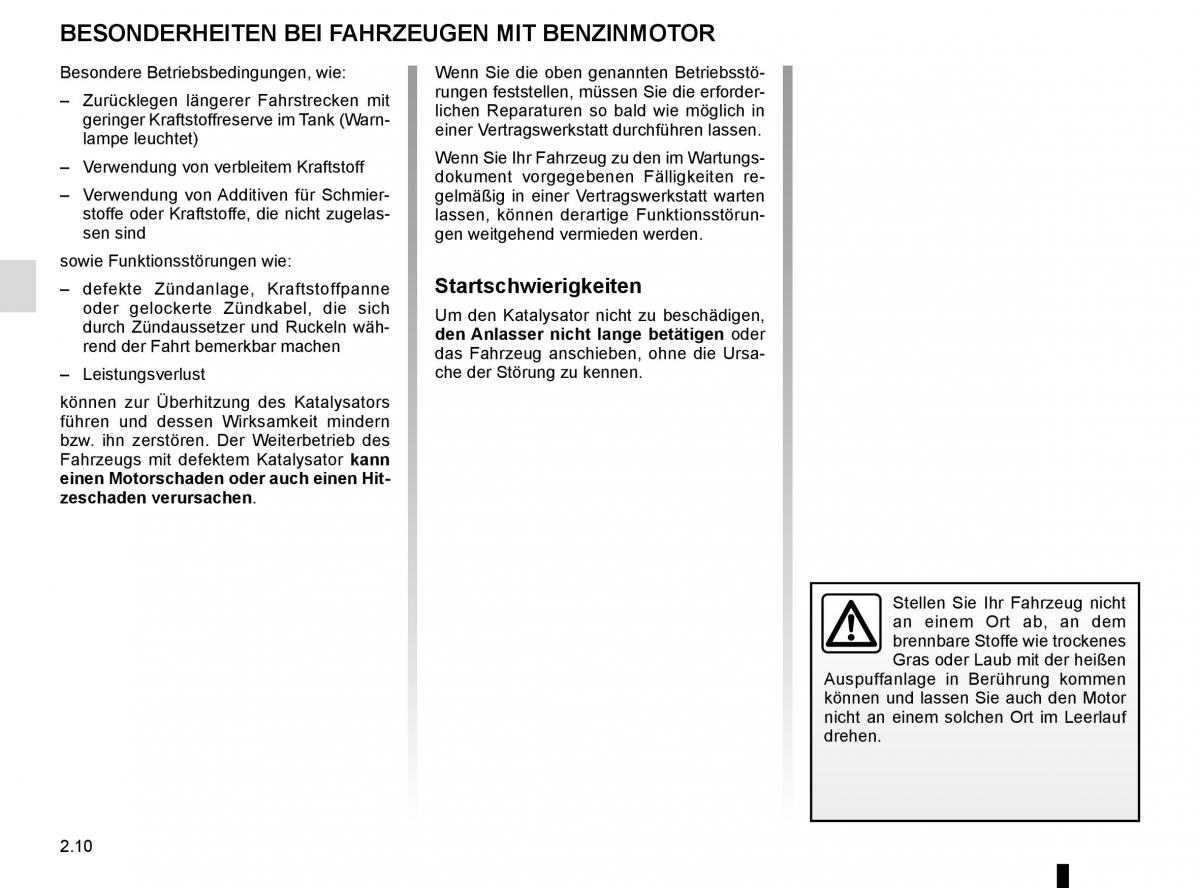 Renault Espace V 5 Handbuch / page 118