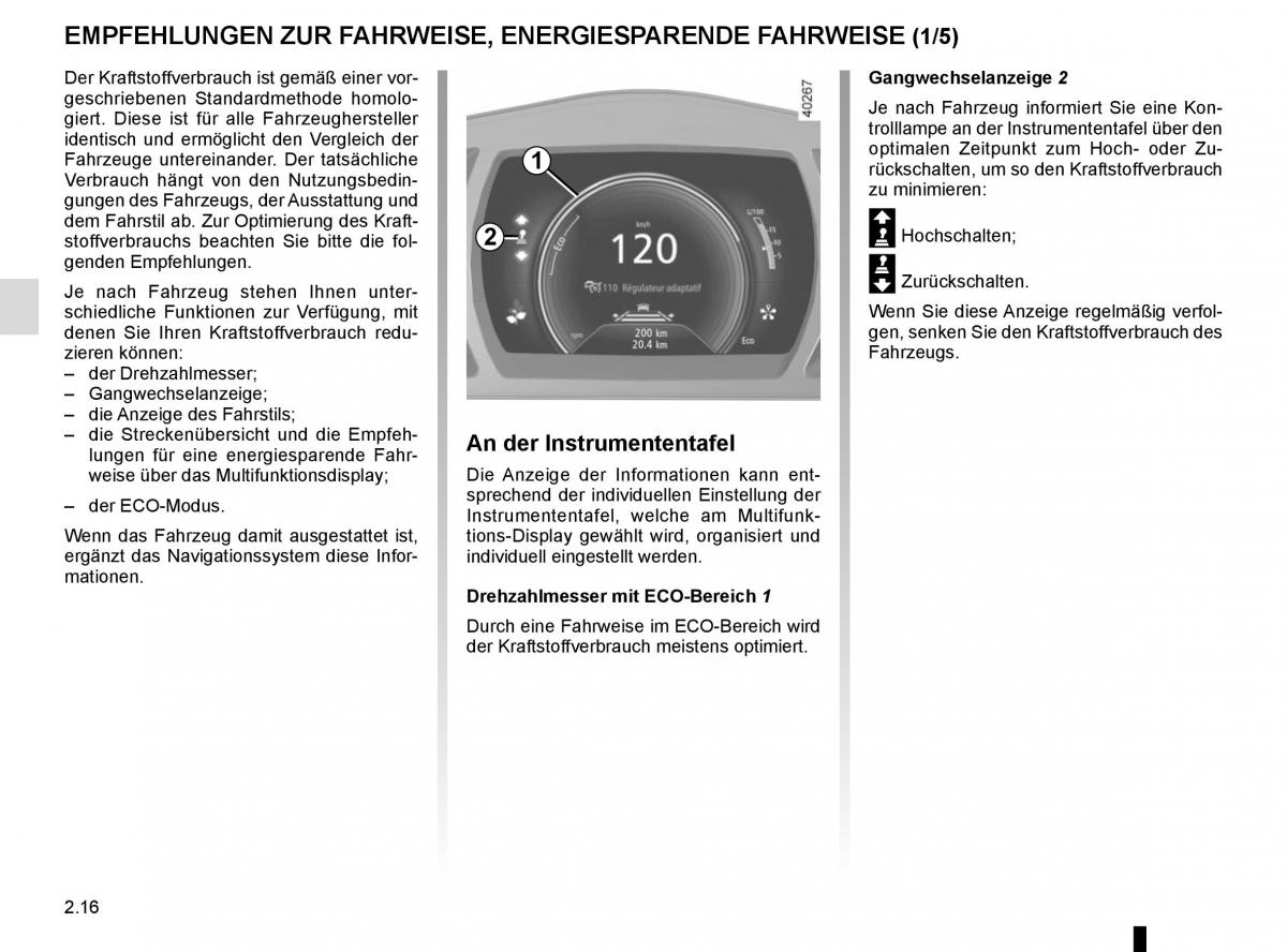 Renault Espace V 5 Handbuch / page 124