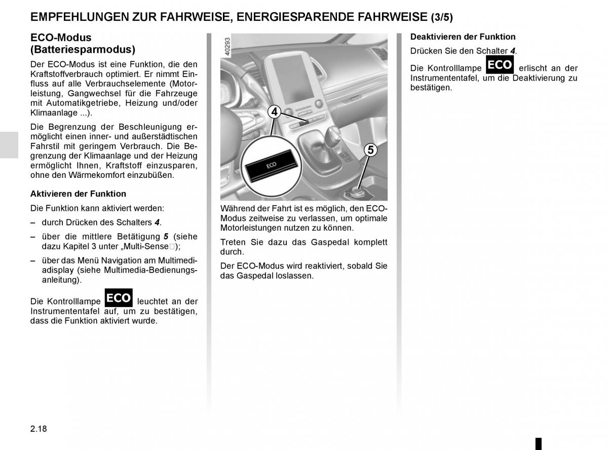 Renault Espace V 5 Handbuch / page 126