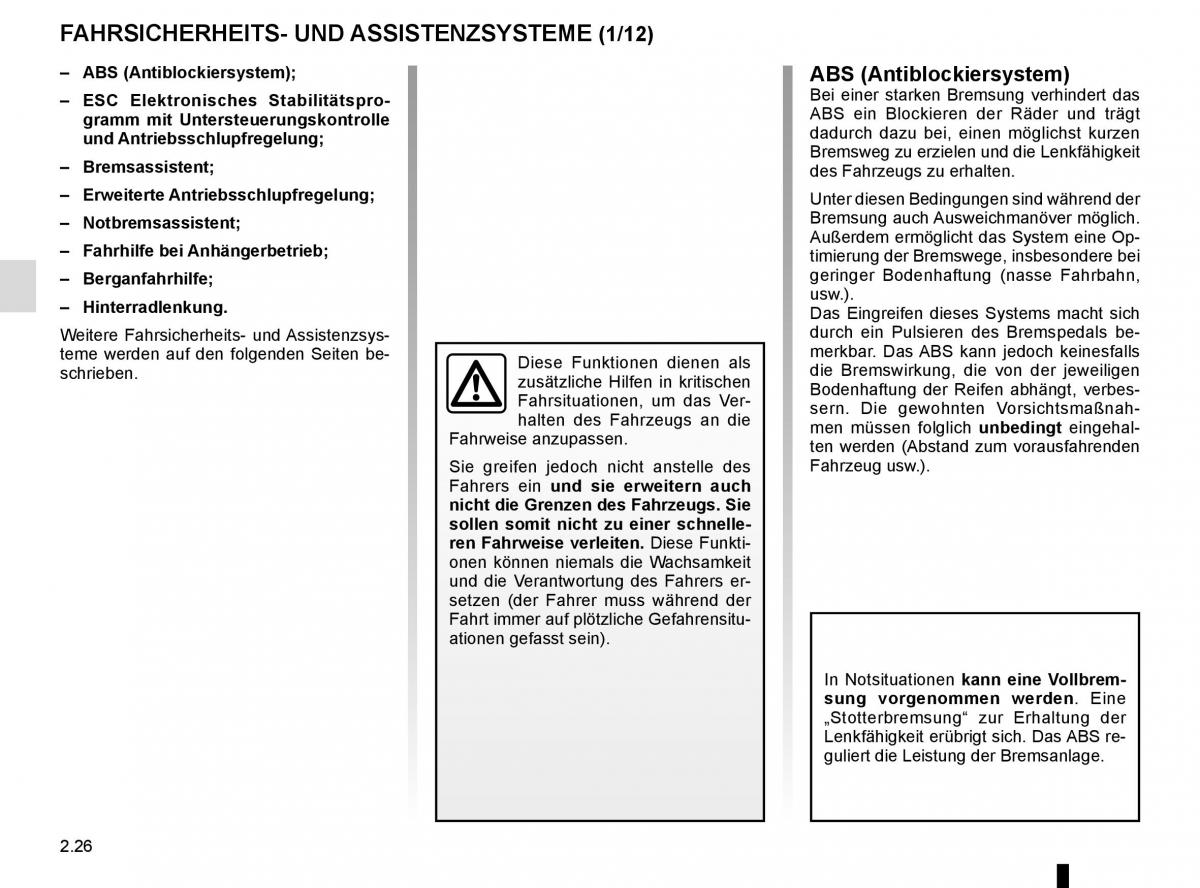 Renault Espace V 5 Handbuch / page 134