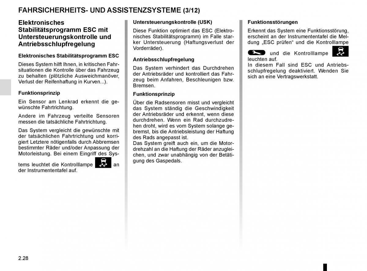 Renault Espace V 5 Handbuch / page 136