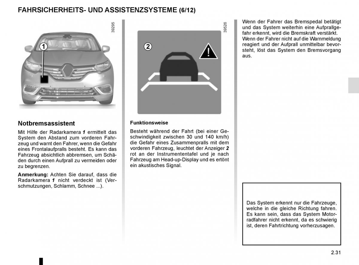 Renault Espace V 5 Handbuch / page 139