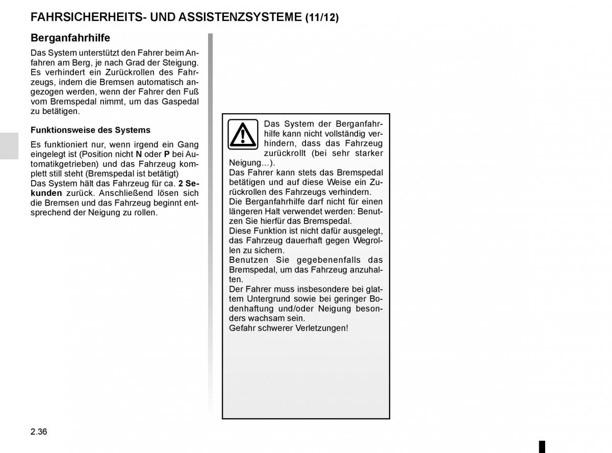 Renault Espace V 5 Handbuch / page 144