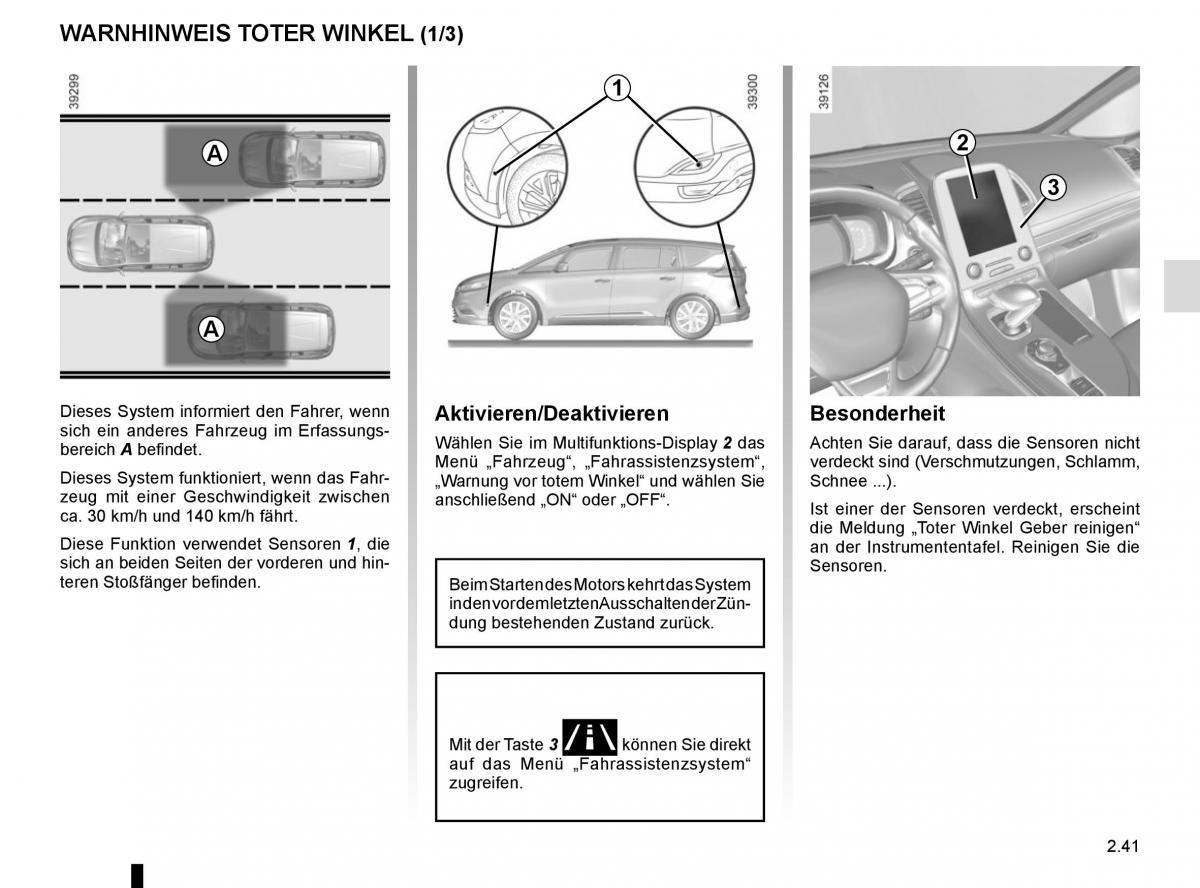 Renault Espace V 5 Handbuch / page 149