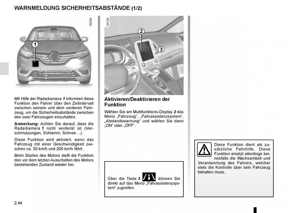 Renault Espace V 5 Handbuch / page 152