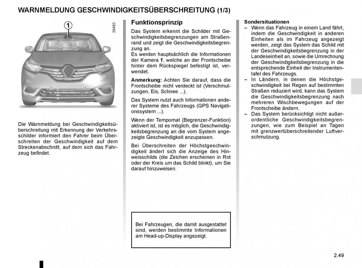 Renault Espace V 5 Handbuch / page 157