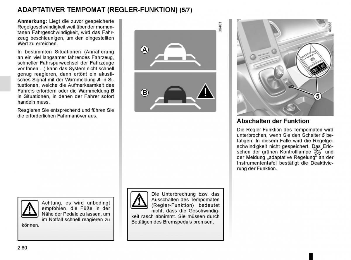 Renault Espace V 5 Handbuch / page 168