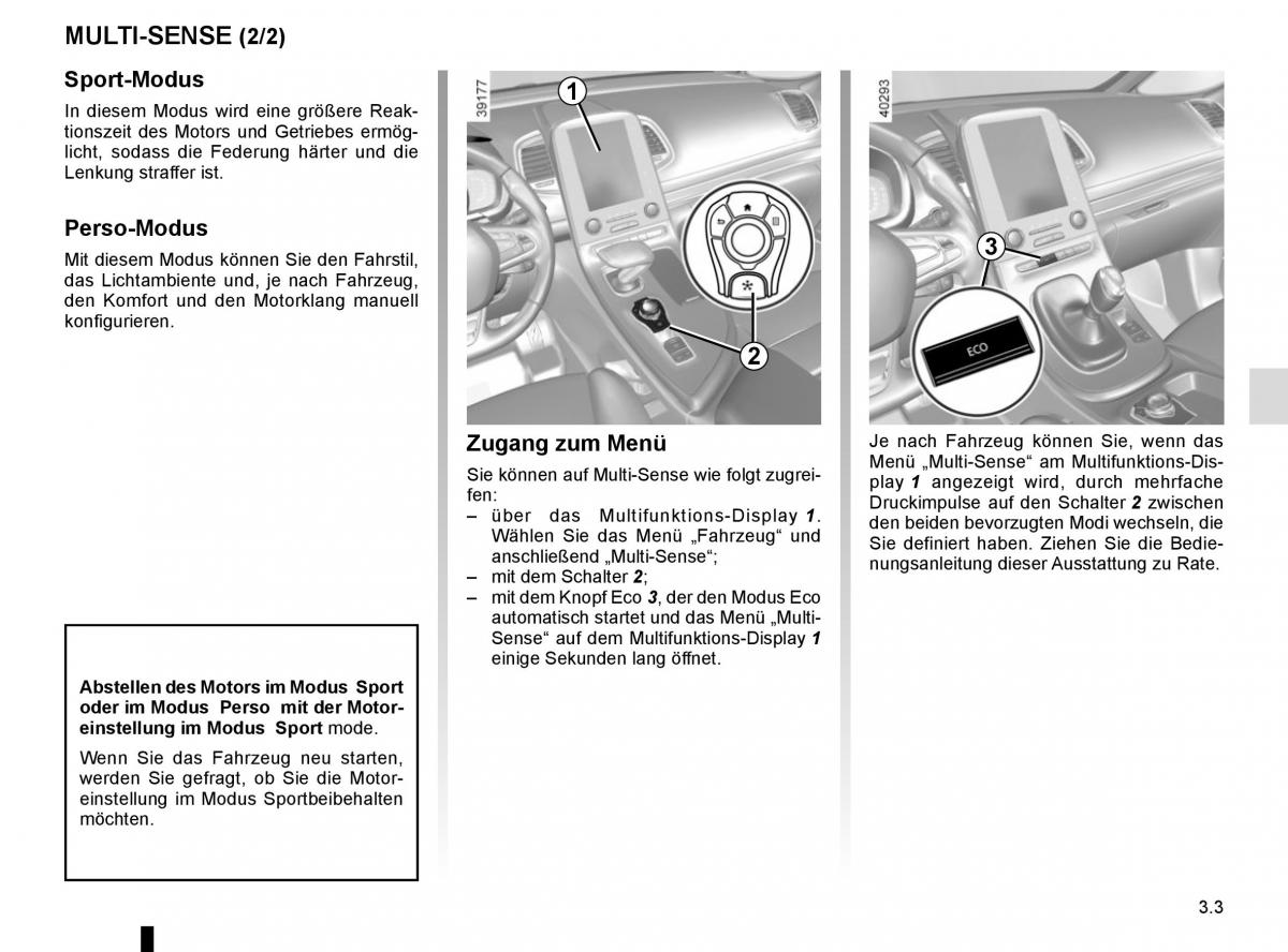 Renault Espace V 5 Handbuch / page 191