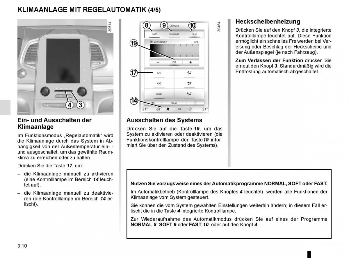 Renault Espace V 5 Handbuch / page 198