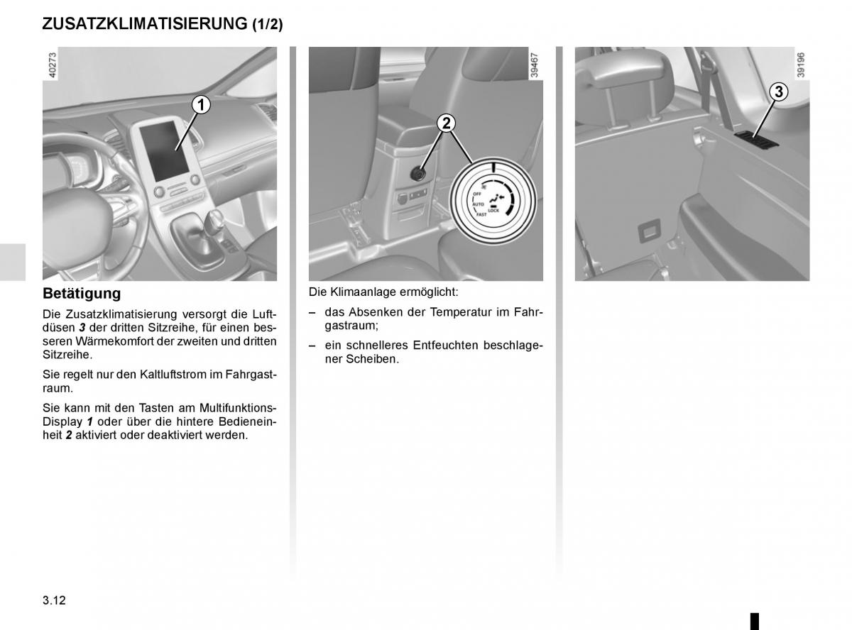 Renault Espace V 5 Handbuch / page 200